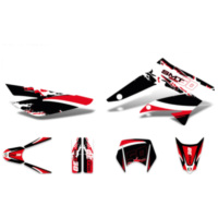 decal set black-white-red glossy for Gilera SMT 11-17 DK-43053