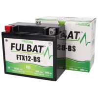 Akku Batterie Fulbat FTX12-BS GEL FB550922 passend für Gilera Runner Soul Modelle 125 M46301 2012, 15 PS, 11 kw