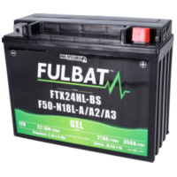 battery Fulbat FTX24HL-BS F50N-18L-A/A2/A3 GEL for motorcycle, lawn tractor, riding mower, lawn mower, garden tool, SSV, UTV FB5