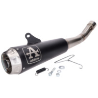 exhaust system Arrow Pro-Race stainless steel black for Yamaha MT 125, YZF-R 125 4T Euro5 2020- GI-51004PRN