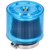 air filter Air-System metal gauze filter 38mm straight version blue shield IP10408