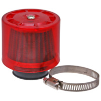 air filter Air-System metal gauze filter 38mm straight version red shield IP13457