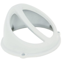 Lüfterspoiler Air Scoop weiß - universal IP15108