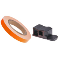 Rad Felgenrand Aufkleber 7mm - neonorange - 600cm IP34967