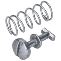 fairing screw 37mm w/ spring for Piaggio, for: Vespa Ciao, Bravo, SI IP42213