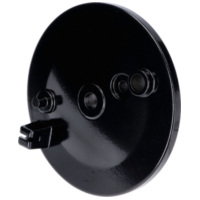 rear brake cover w/ stop light switch hole, black for Simson S50, S51, S70, KR51, SR4-1 Spatz, SR4-2 Star, SR4-3 Sperber, SR4-4