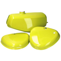 Kraftstofftank Benzintank und Seitendeckel Set rapsgelb für Simson S50, S51, S70 KIT.C.40551-1016