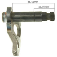 kickstart spindle complete 63mm / 31mm for CPI, Keeway, QJ KW13989