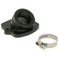 intake manifold Malossi MHR FKM 21mm diameter, 24.5mm carb connection for Piaggio M.029732B