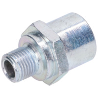 temperature sensor adapter Malossi M10x1 to M12x1.5 for Aprilia SR50, Piaggio NRG Power Euro4 M.1518132B
