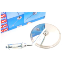 Mirror stainless steel bumm diameter 110mm for moped, mokick, moped MG00000116