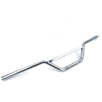 Handlebar chrome 22mm 860mm 140mm for Zündapp, for: Kreidler, Hercules, Puch, Si