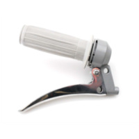 Throttle grip fitting 22mm handlebar grip width approx. 105mm fitting width 28mm 8mm mirror opening for Zündapp, Kreidler, Hercu