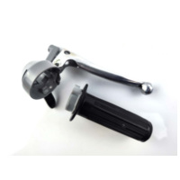 Gasgriff Armatur Griffbreite 105mm Armaturbreite 28mm Farbe schwarz für Mofa, Moped MG00000647