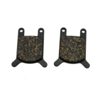Brake pads disc brakes 2 for Zündapp KS 80, 80 Touring, Type 530, for: Kreidler
