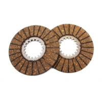 Friction plates DR 2 pieces Pad thickness 3.35 to 3.7mm Diameter inside approx. 35.65/30mm outside 94mm for Hercules, Roller 50,