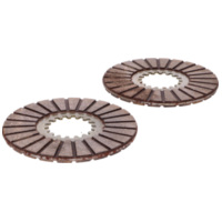 Friction plates Goebel 2 pieces diameter inside 36/30mm outside 94mm pad thickness 5.2mm for Hercules, Torpedo, Panther, Miele,