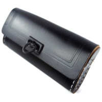 Saddlebag imitation leather 150mm 70mm 30mm black for Hercules, Zündapp, Puch, Miele, Göricke, Gritzner, Rixe, Express, Triumph,