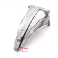 Frame end piece mudguard for moped mokick MG00007699