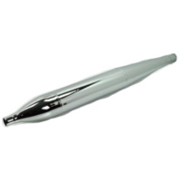 Exhaust moped total length 700mm diameter 70mm connection 28mm for Zündapp, Hercules, Puch, Miele, DKW, Rixe, Göricke, Griztner,