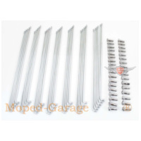 Spoke set 36 pieces 2,58 x 208mm for DKW Hummel MG00021364