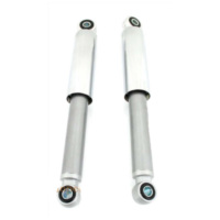 Struts chrome sleeves 2 pieces 260mm long 8mm bushes 38mm outer diameter for Zündapp, Kreidler, Hercules, Puch, Simson, DKW, Mie