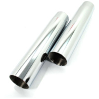 Shock absorber chrome sleeves length 215mm thread approx. 41mm diameter top 38mm outer diameter 43mm for Kreidler Florett Mokick