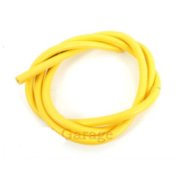 Ignition cable silicone 1 meter yellow 7mm for Zündapp, for: Kreidler, Hercules 5829