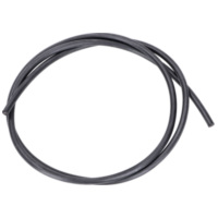 Ignition cable 5mm x 1m black silicone for Zündapp, for: Kreidler, Hercules, Puc