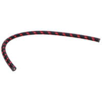 Ignition cable textile braiding Goebel length 30cm diameter 7mm color black red for moped, moped, mokick, Zündapp, Kreidler, Her 5904