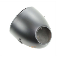 Headlight housing 1 piece matt black 150mm installation diameter 160mm outer diameter for Kreidler Florett RS K54/53 MG00051103