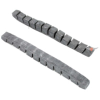 Cylinder damping rubbers 2 pieces length approx. 190mm for Zündapp CS, CX, Hai, GTS, KS MG00064162