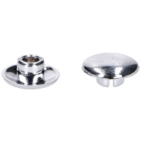 Cover caps for hexagon socket M8 screw head chrome 12 pieces for moped mokick MG00065475