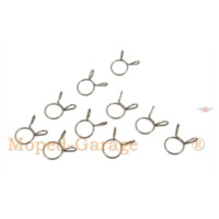 Fuel hose clamps 10 pieces 8mm can be opened up to 10mm for moped, moped, mokick, scooter MG00071239