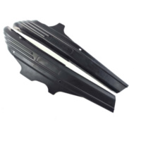 Verkleidungssatz Rahmen Trittbrett schwarz matt für Hercules Prima M Optima Mofa Moped MG00073644