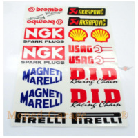 Aufkleber Sponsor Kit Shell, Pirelli, Marelli, NGK, Brembo, Akrapovic, DID, USAG MG00083145
