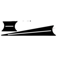 Tank wedge sticker MOGA 2 pieces length 300mm wide 60mm 87mm for Hercules K 50, 50 Ultra, MK 1, 2, 3M, 4M MG00083411
