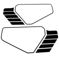 Sticker set MOGA 2 pieces wide 330mm high 150mm for Hercules K 50 Ultra, Supra 4 GP MG00083434