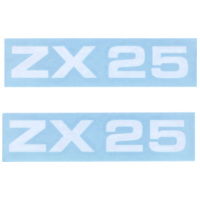 Sticker set MOGA 2 parts width 95mm height 17mm for Zündapp ZX 25 MG00083435