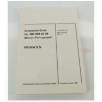 Spare parts list parts catalog engine chassis for Sachs 505 Hercules Prima 5 N MG00086174