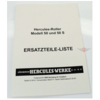 Spare parts list parts catalog issue 1963 for Hercules scooter R 50 RS S MG00086197