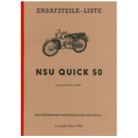 Parts catalog reprint Quick for NSU Quick50 MG00086270