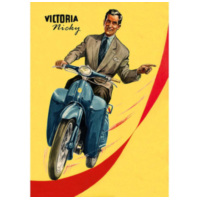 Advertising poster reprint 42cm 29cm for moped mokick MG00086461
