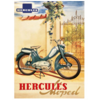 Advertising poster for: Hercules 42cm 29cm for moped type 217 MG00086475