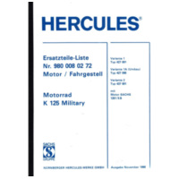 Parts catalog 215 pages for Hercules K 125 BW V1, V2 MG00086585