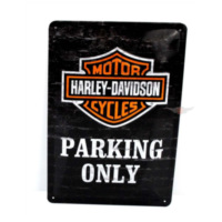 Sign Sheet metal High 300mm wide 200mm Strong colors for Harley MG00086589