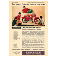 Prospekt Falconette DIN A5 für Zündapp falconette KS50 MG00086625