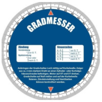 Gradscheibe ELDI 120mm diameter 6mm bore 0.80mm thick for Zündapp, Kreidler, Hercules, Puch, Miele, DKW, KTM, Rixe, moped, moped