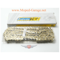 Mokick chain 130 links gold 1/2 x 3/16 7.75 for Zündapp, Kreidler, Hercules Mokick, Moped MG00092135