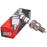 Zündkerze Naraku 10-R7-SSA (CR7HSA) mit schraubbaren Kerzenstecker Anschluss NK10-R7-SSA